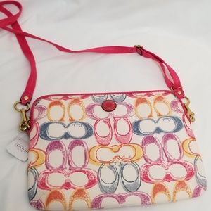 NWT Coach Tablet Case with strap